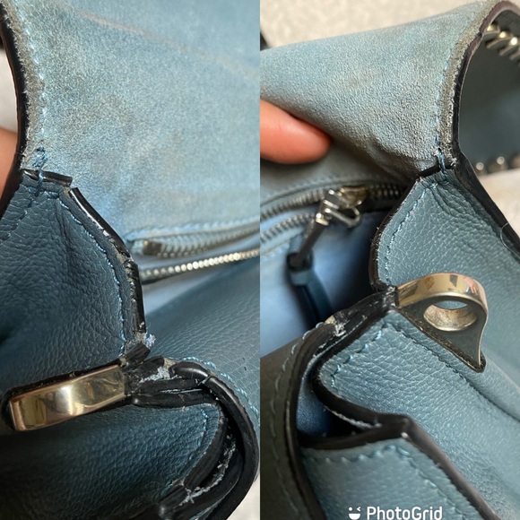 Prada Etiquette Flap Bag Studded Glace Calfskin Small bag - Picture 11 of 17